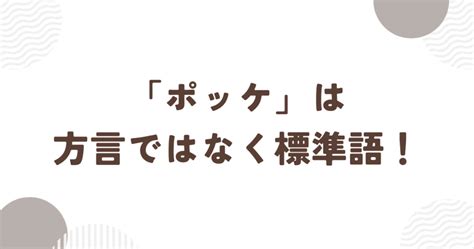 ポッケ 方言|「ポッケ」の意味や使い方 わかりやすく解説 Weblio辞書